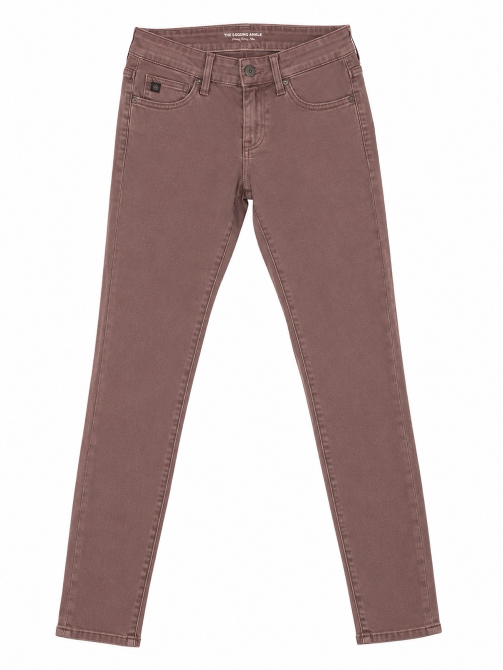 AG Adriano Goldschmied The Legging Ankle Skinny Jeans Mauve Brown
